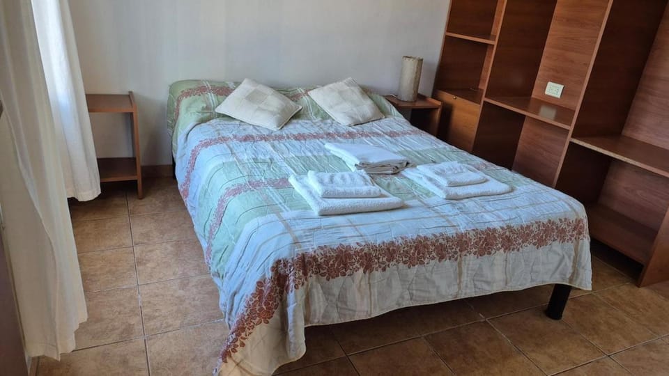 Bed, Bedroom, towels, wardrobe