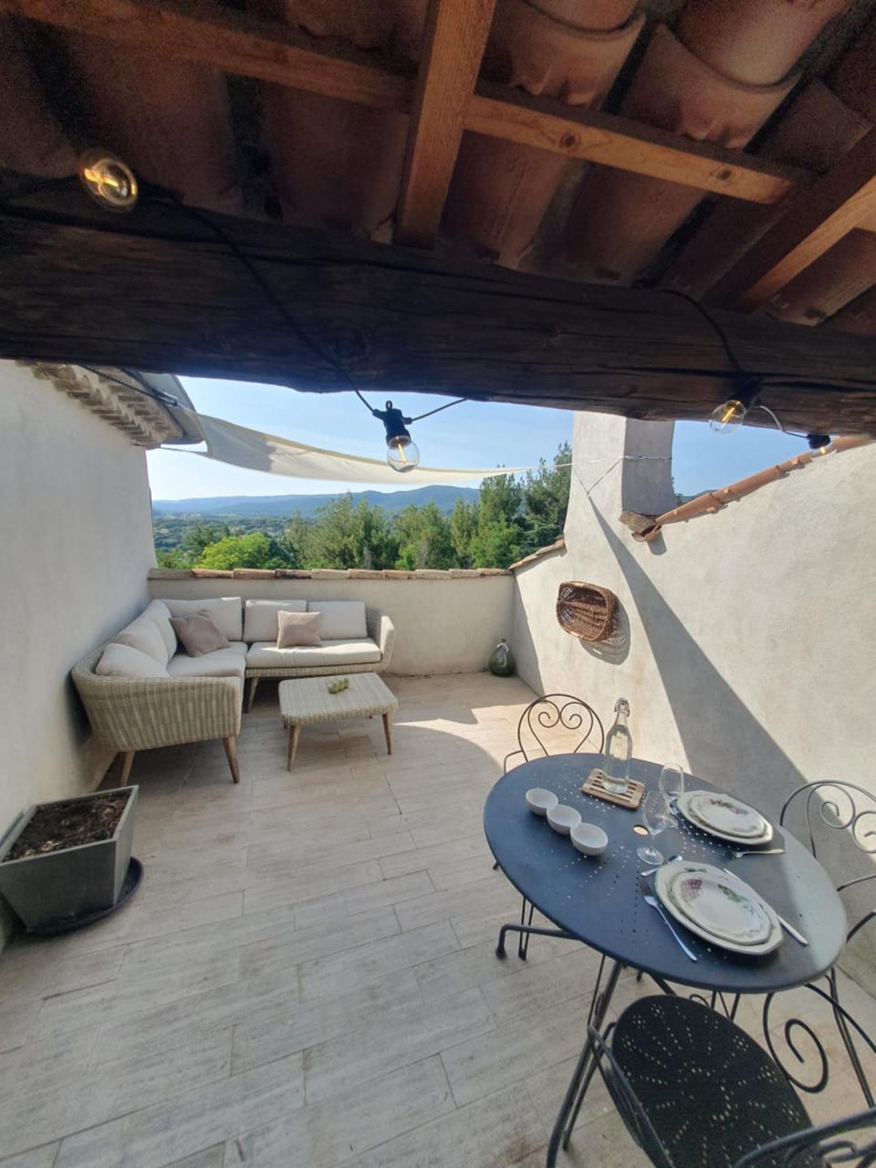Patio, Day, Natural landscape, View (from property/room), Balcony/Terrace, Seating area, Dining area