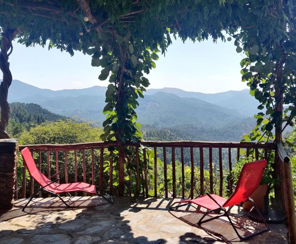 Patio, Spring, Day, Natural landscape, View (from property/room), Balcony/Terrace, Mountain view, sunbed