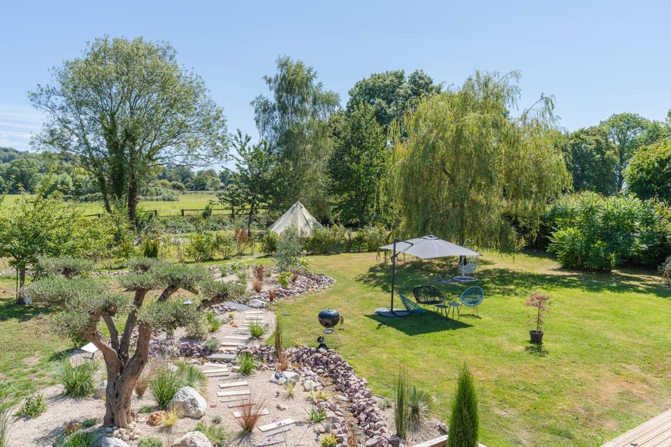 Spring, Day, Natural landscape, Garden, Garden view