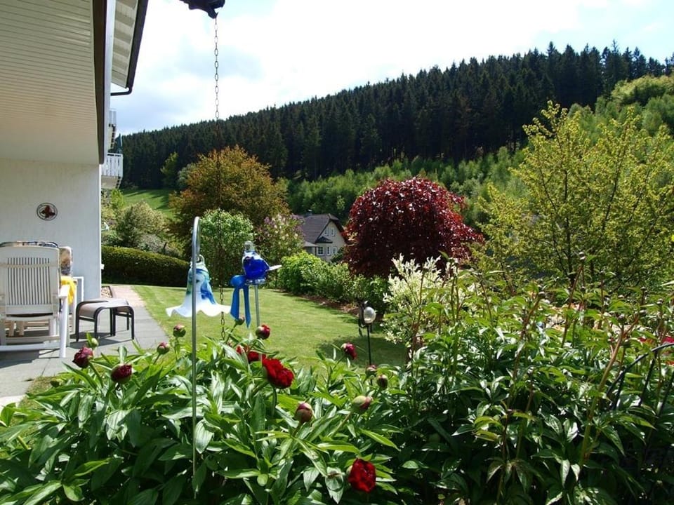 Garden view, children