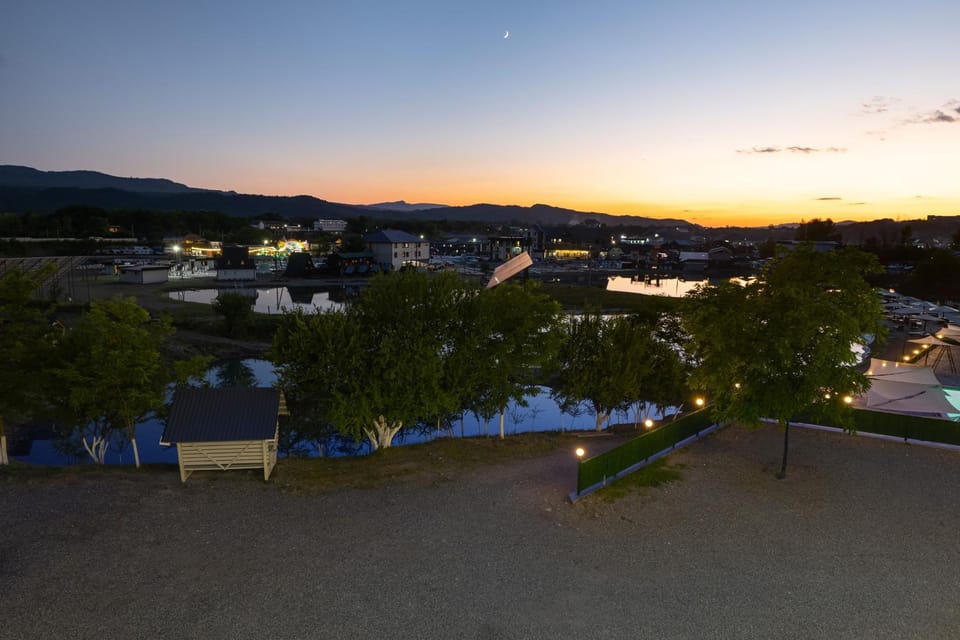 Natural landscape, View (from property/room), Lake view, Sunset
