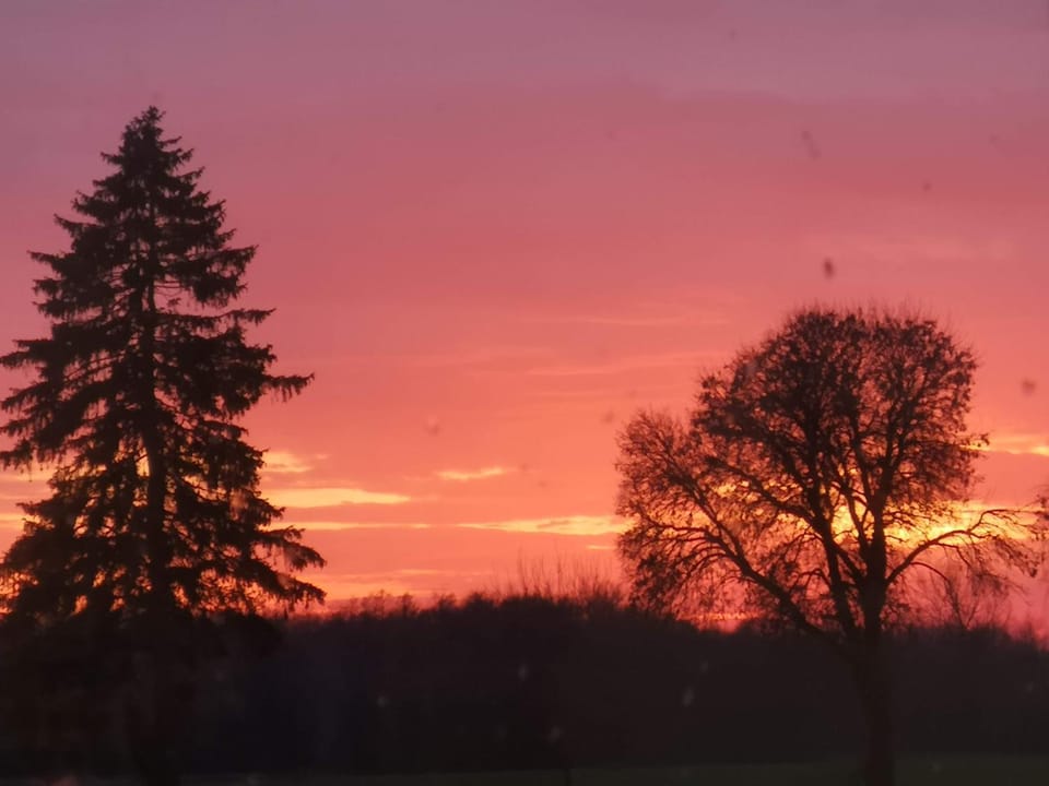 Natural landscape, View (from property/room), Sunset