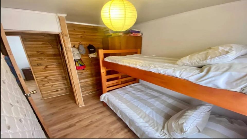 bunk bed, wardrobe