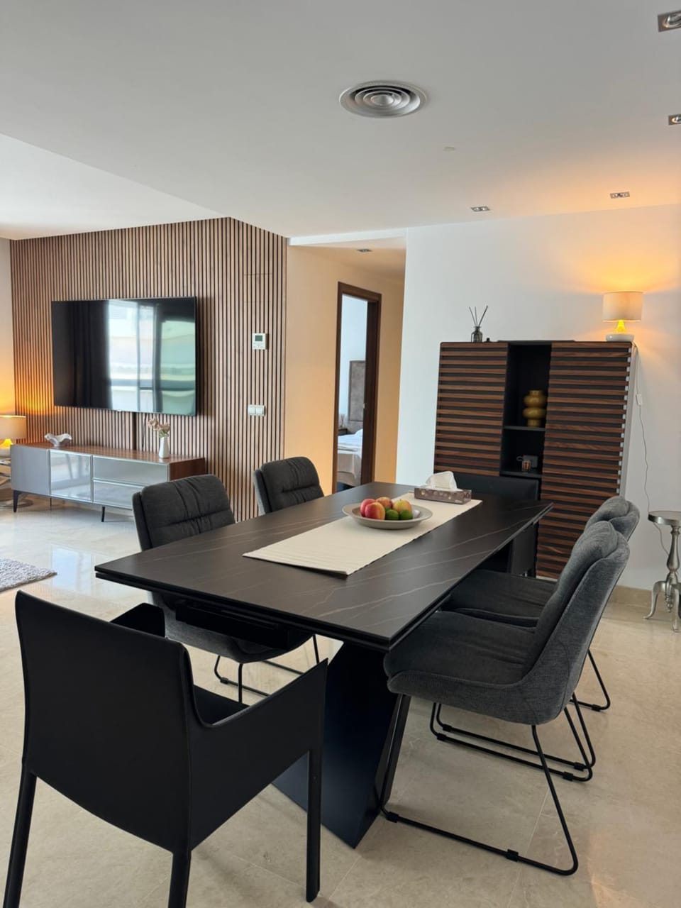 Living room, Seating area, Dining area