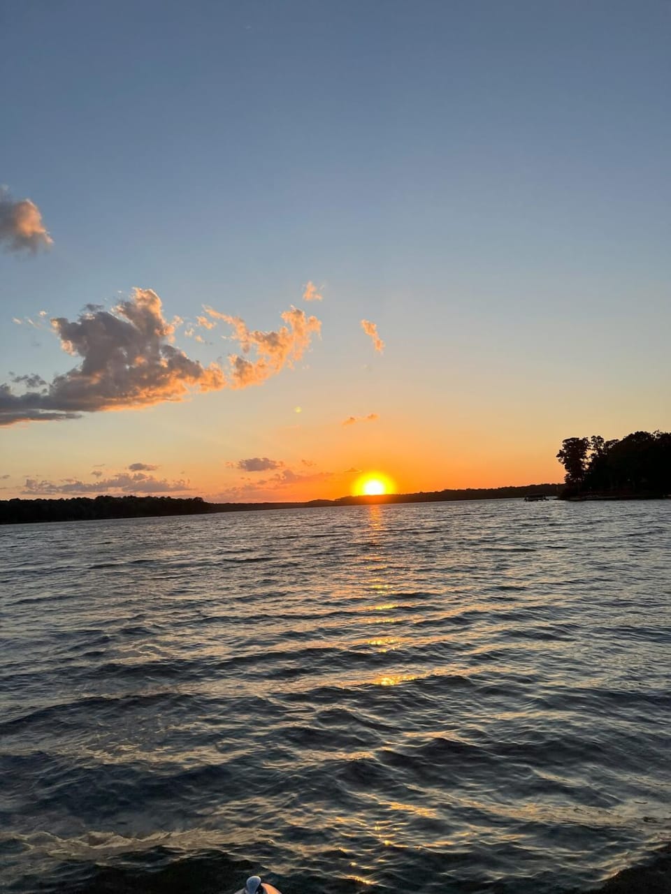 Natural landscape, Lake view, Sunset