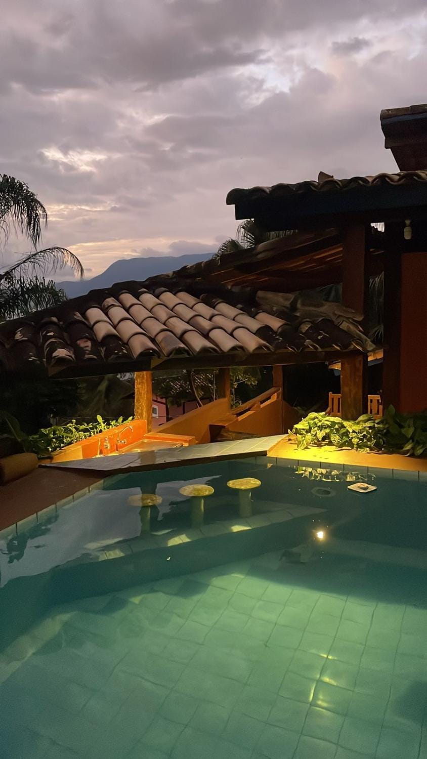 Natural landscape, Bird's eye view, Swimming pool