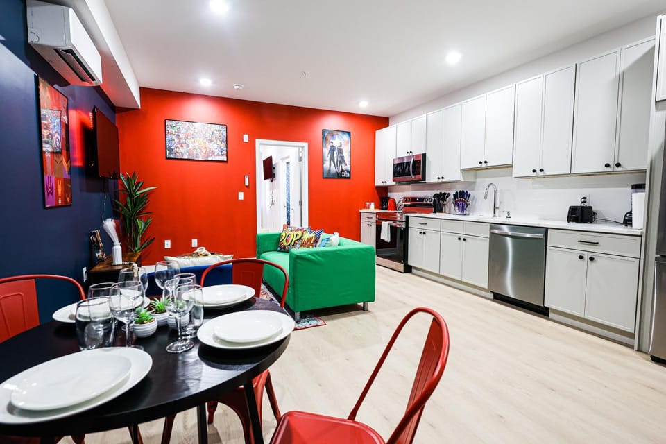 Superhero Stay Marvel Fan Paradise Apartment in Philadelphia