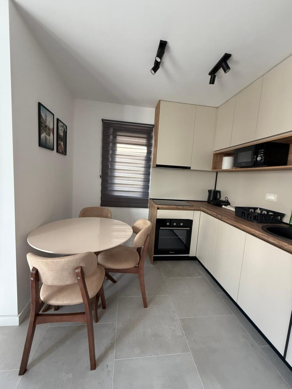Kitchen or kitchenette, Dining area, oven, stove