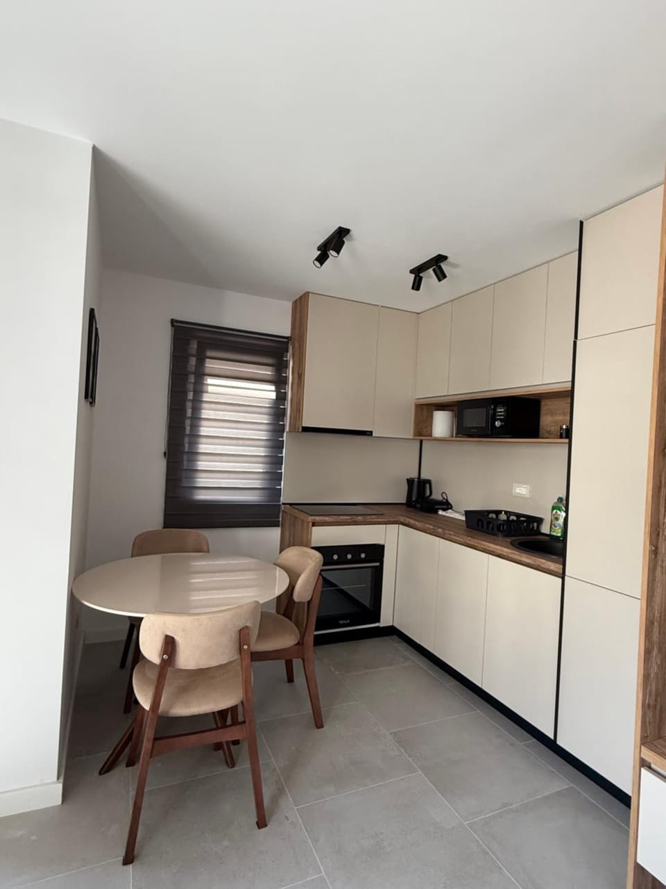 Kitchen or kitchenette, Dining area, oven, stove
