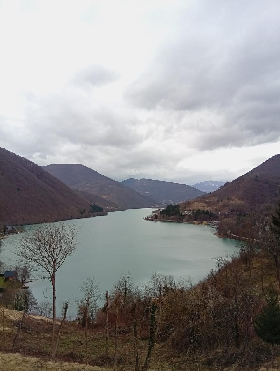 Natural landscape, Lake view, Mountain view