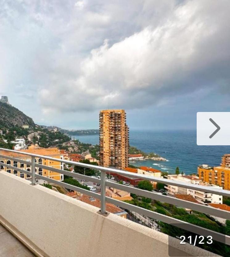 Next to Monaco sea View balcony Apartment in Monaco