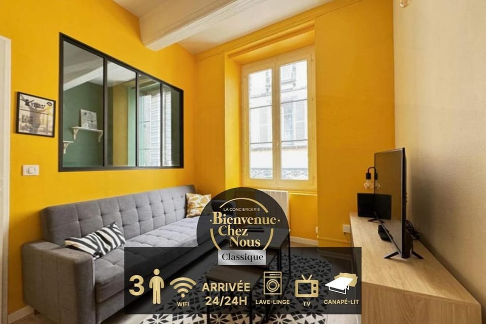 T2 Centre Riom 3 Personnes Apartment in Riom