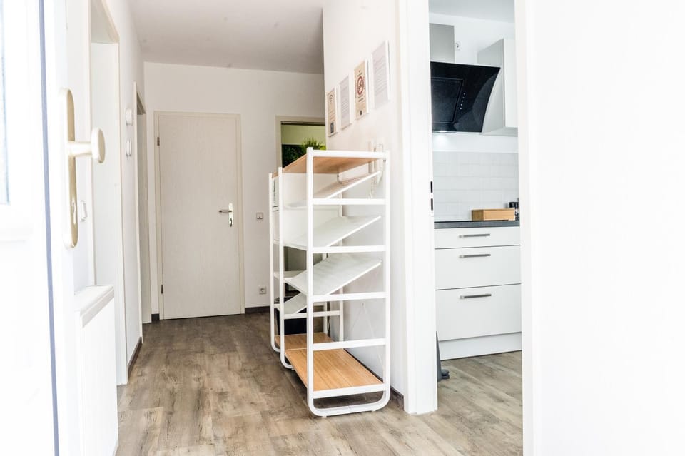 Kitchen or kitchenette, bunk bed, wardrobe