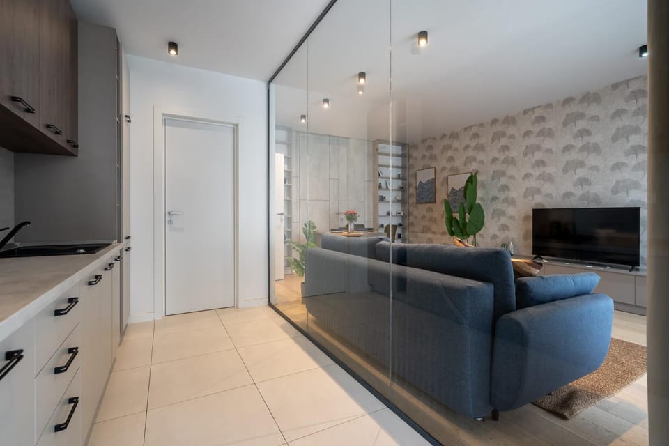 Kitchen or kitchenette, Living room
