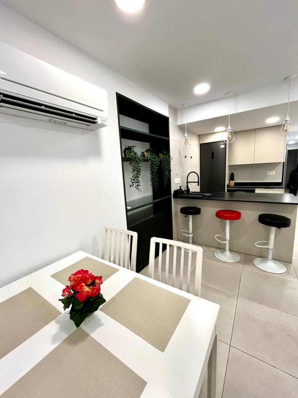 Living room, Seating area, Dining area