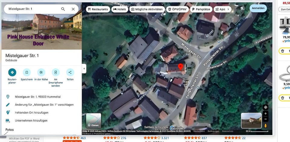 Monteurwohnung bei Bayreuth, mit Parkplatz- ideal für Monteure Apartment in Bavaria