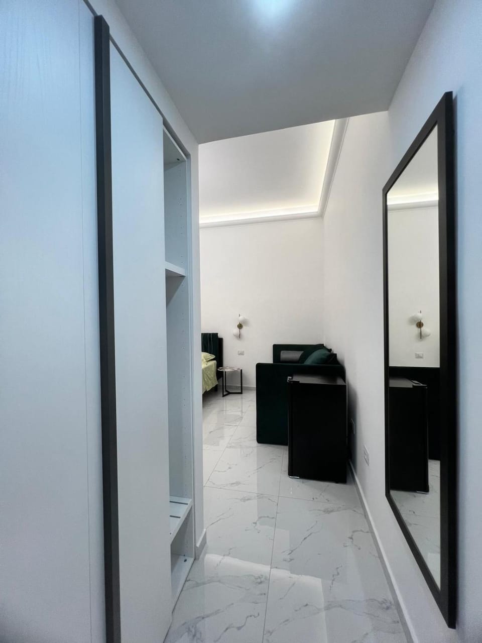 Bedroom, minibar, wardrobe