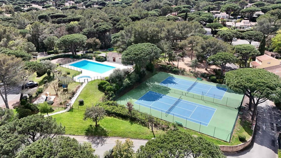 Spring, Bird's eye view, Pool view, Swimming pool