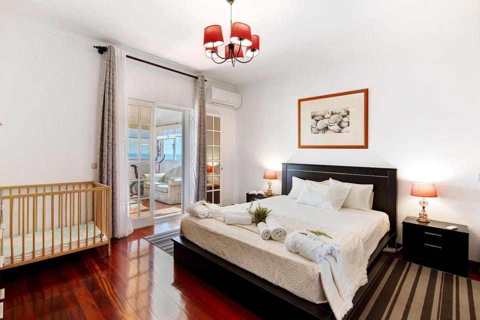 Property building, Living room, Bedroom