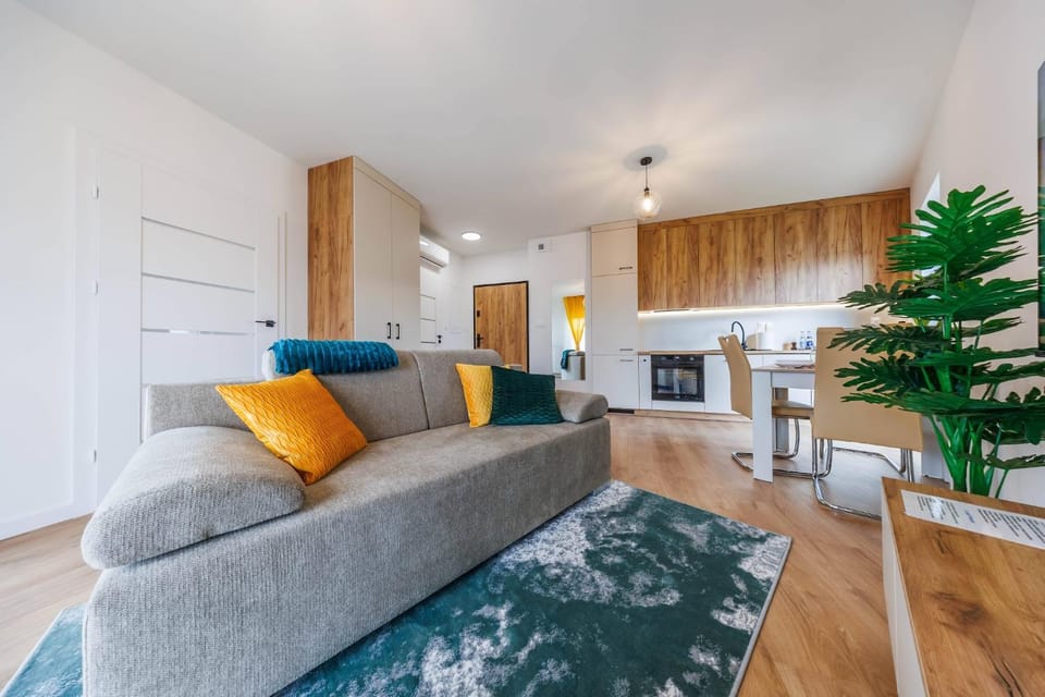 Kitchen or kitchenette, Living room, Seating area, Dining area, minibar, stove
