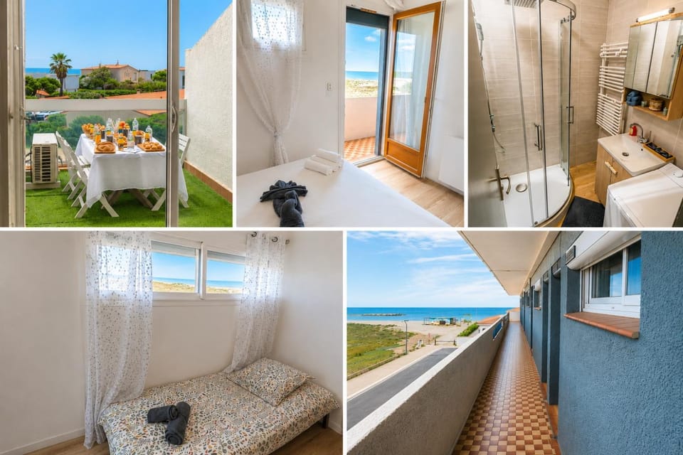 Bed, Natural landscape, Photo of the whole room, Bedroom, Sea view, towels
