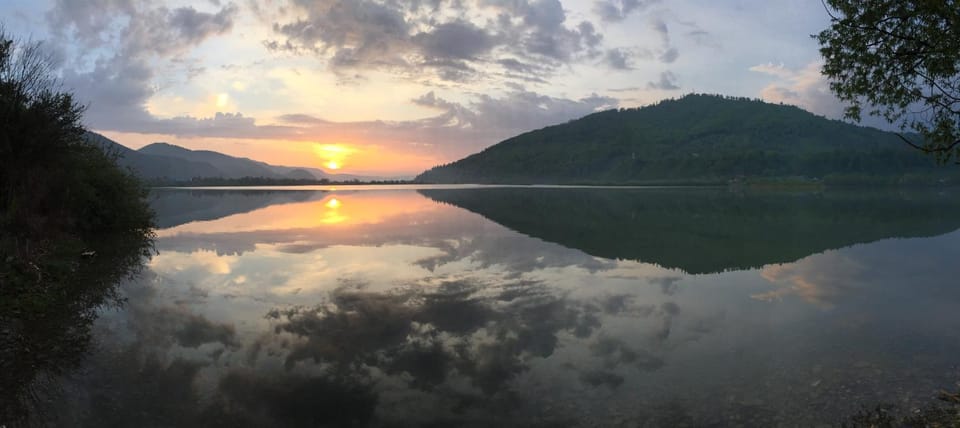Fishing, Lake view, Sunrise