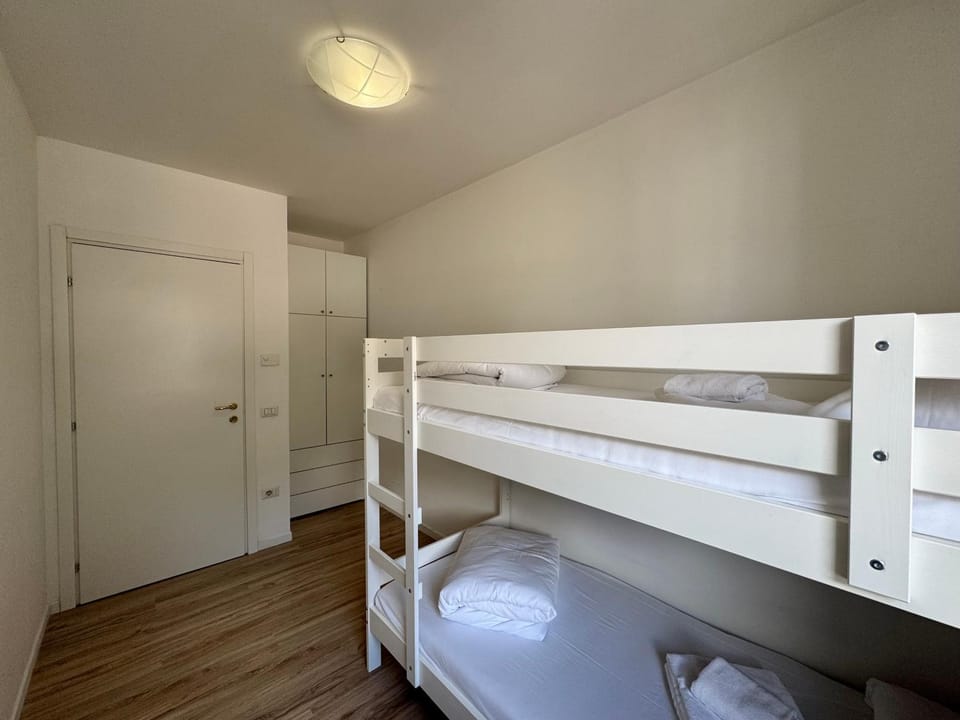Photo of the whole room, Bedroom, bunk bed, wardrobe