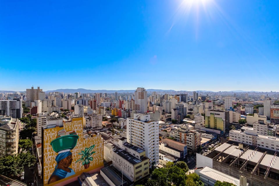 Apartamento com VISTA - PISCINA - SAUNA - GARAGEM - SANTA CECILIA Apartment in Sao Paulo City
