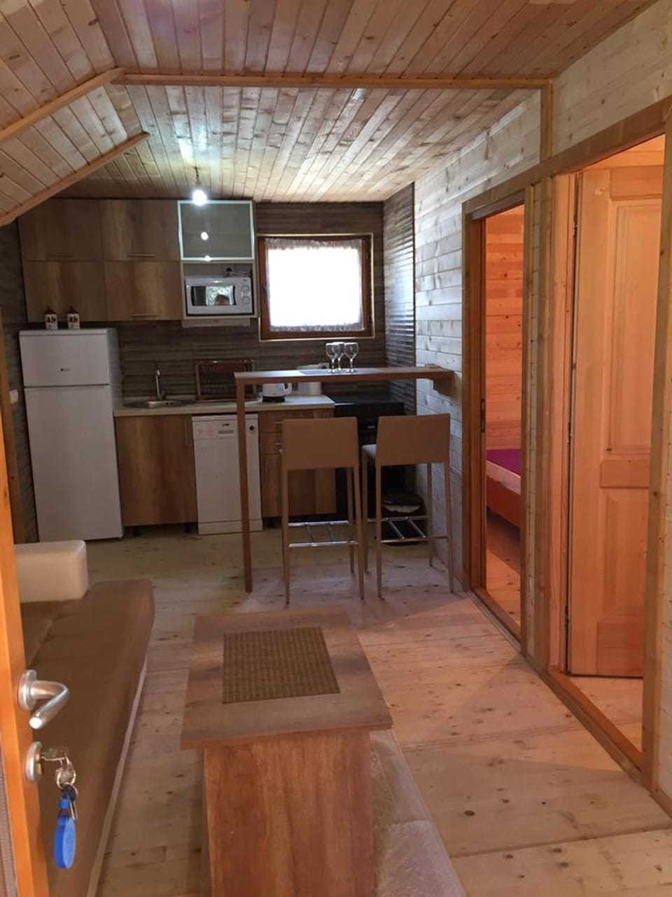 Kitchen or kitchenette, Living room