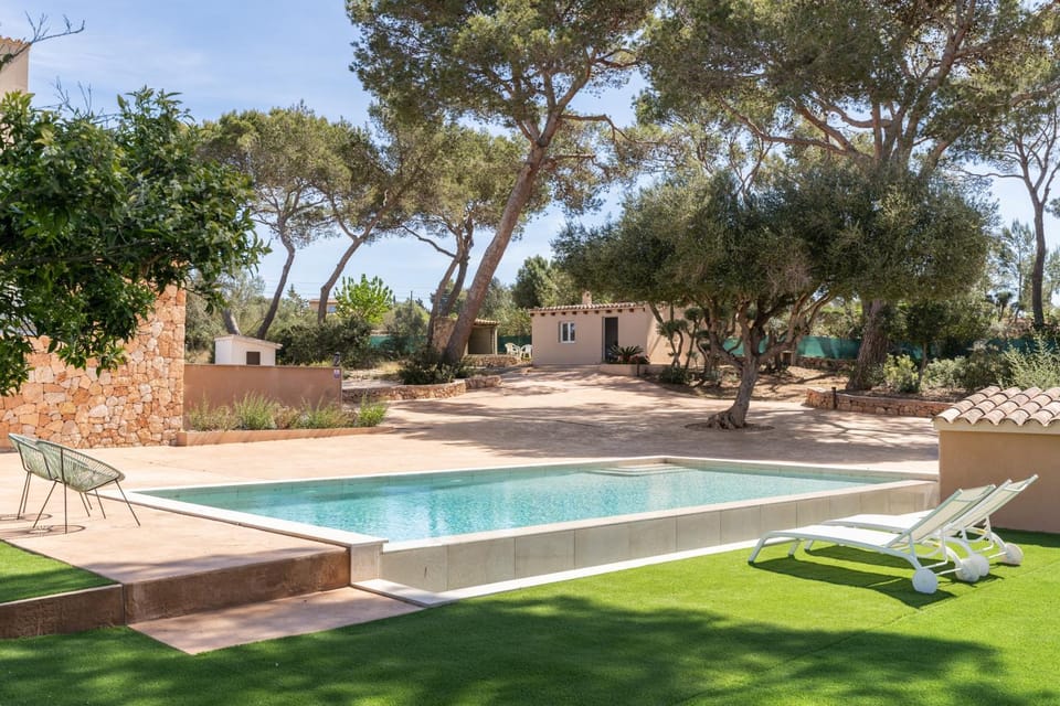 Property building, Living room, Swimming pool