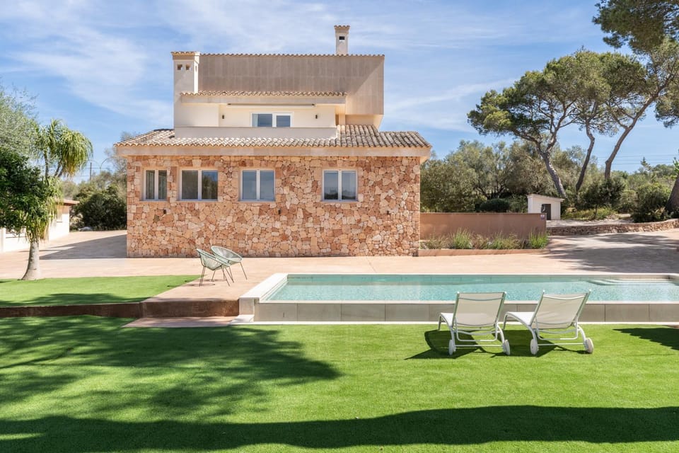 Property building, Living room, Swimming pool