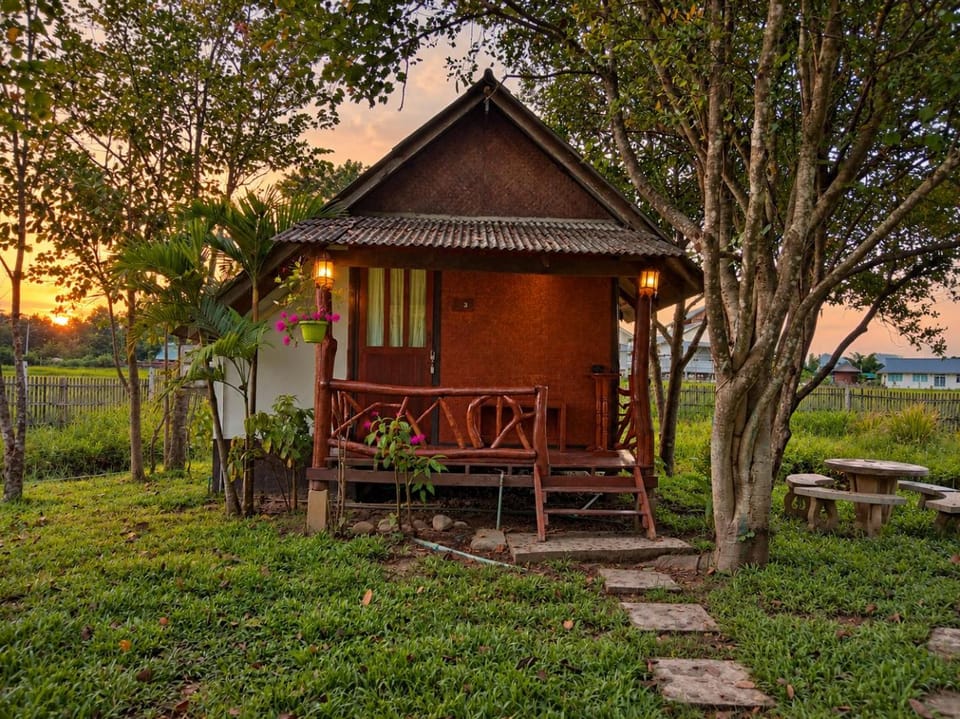 Garden, Sunset