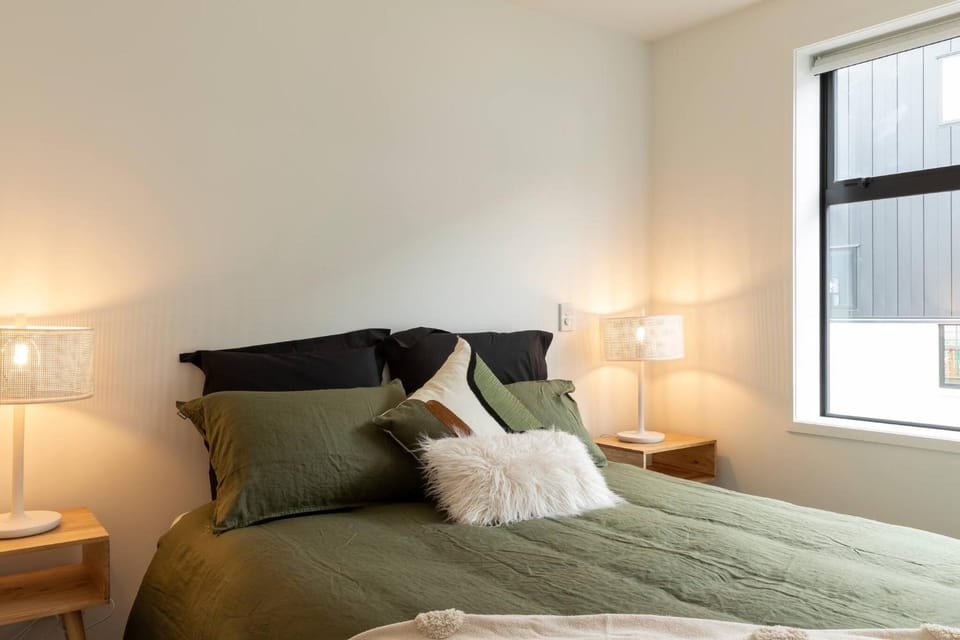 Bed, Photo of the whole room, Bedroom, towels, wardrobe