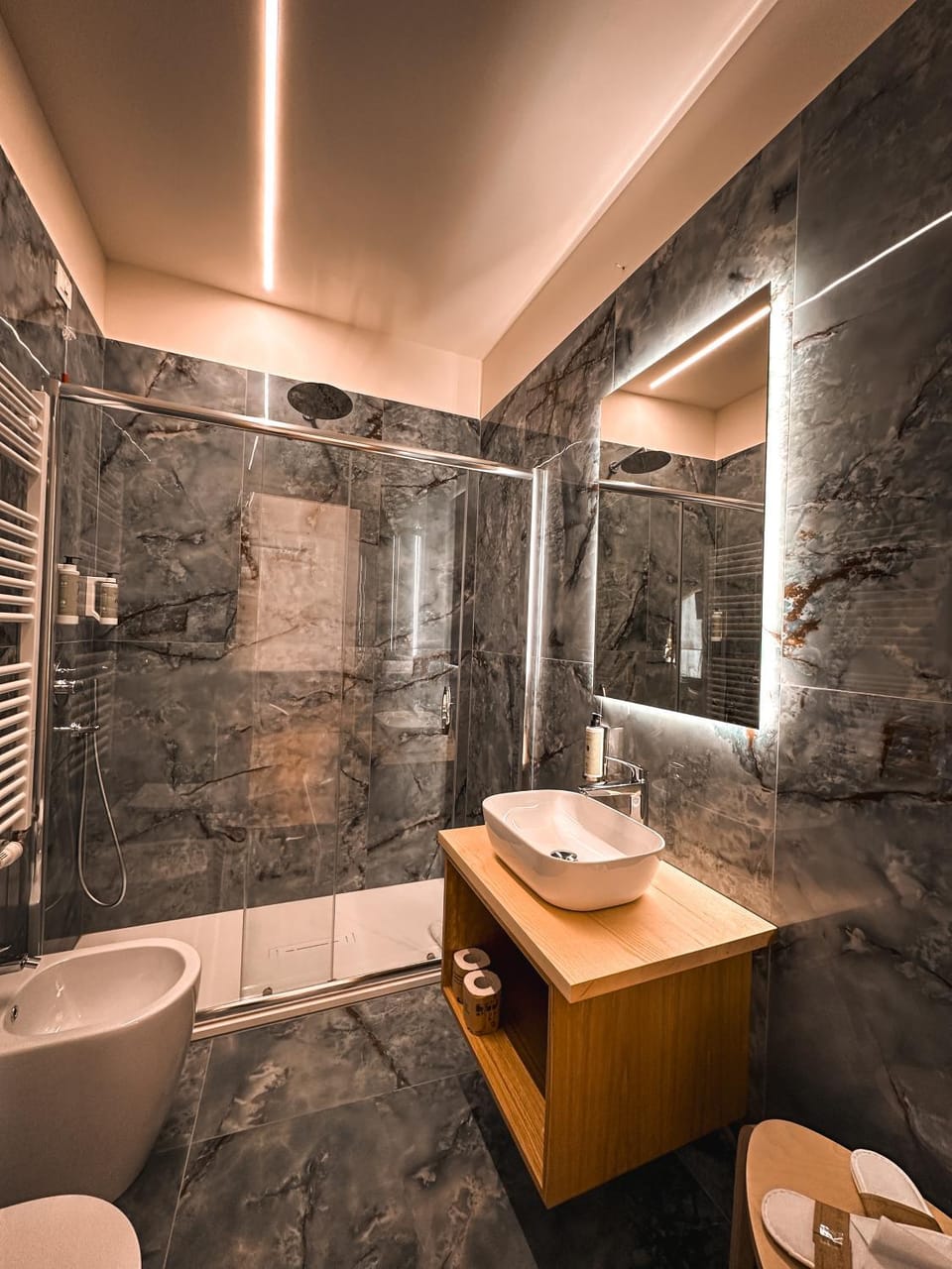 Shower, Toilet, Bathroom, bidet, towels