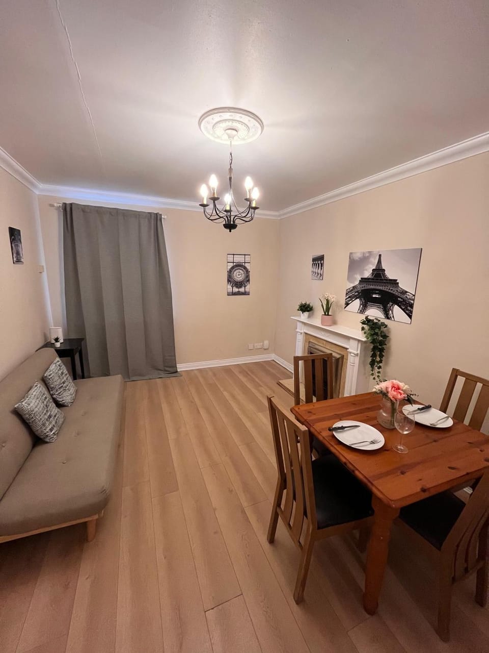 Living room, Seating area, Dining area