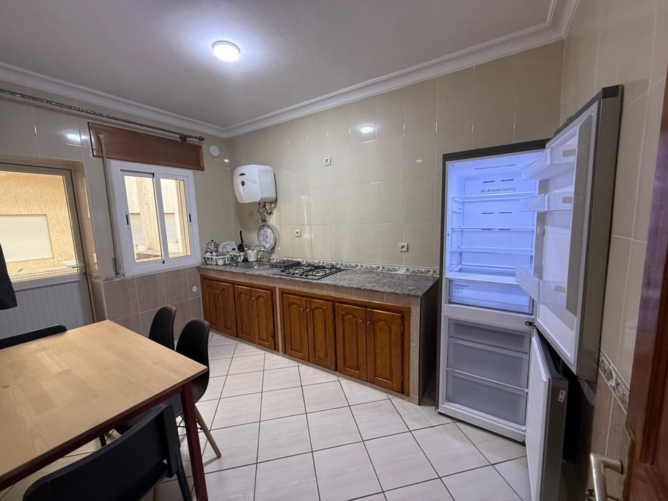 Kitchen or kitchenette, oven, stove