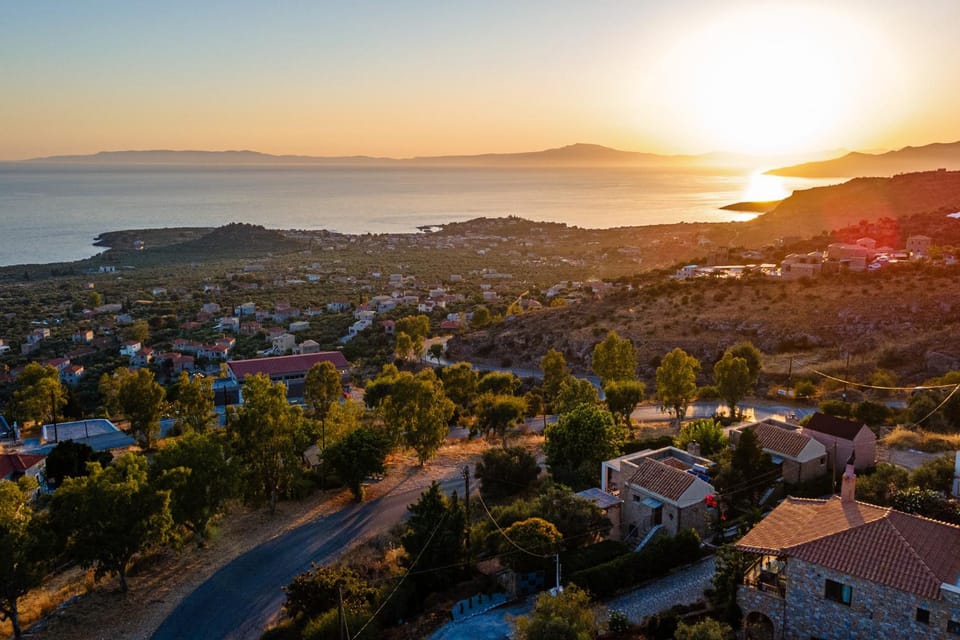 Nearby landmark, Neighbourhood, Bird's eye view, Mountain view, Sea view, Sunset