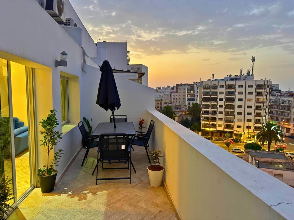 Gauthier 3 Br lux Apartment Panoramic Terrace View Apartment in Casablanca