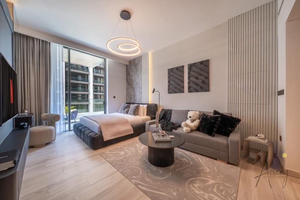 Grove Luxurious Stu Best community Art & Design Apartment in Dubai