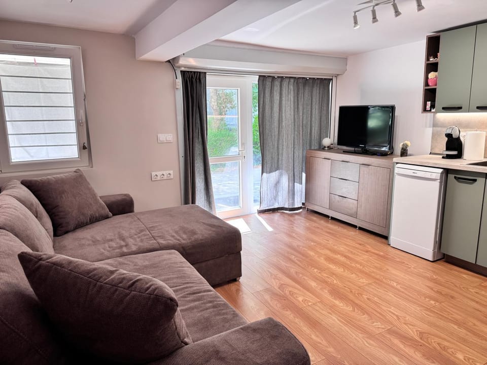 TV and multimedia, Living room, Garden view