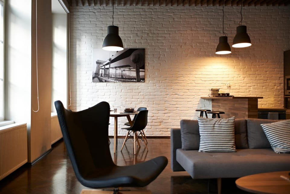 Living room, Seating area, Dining area