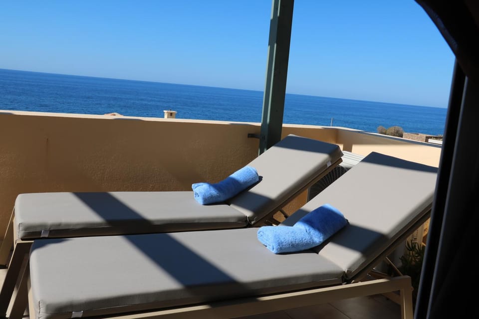 Day, View (from property/room), Balcony/Terrace, Sea view, sunbed
