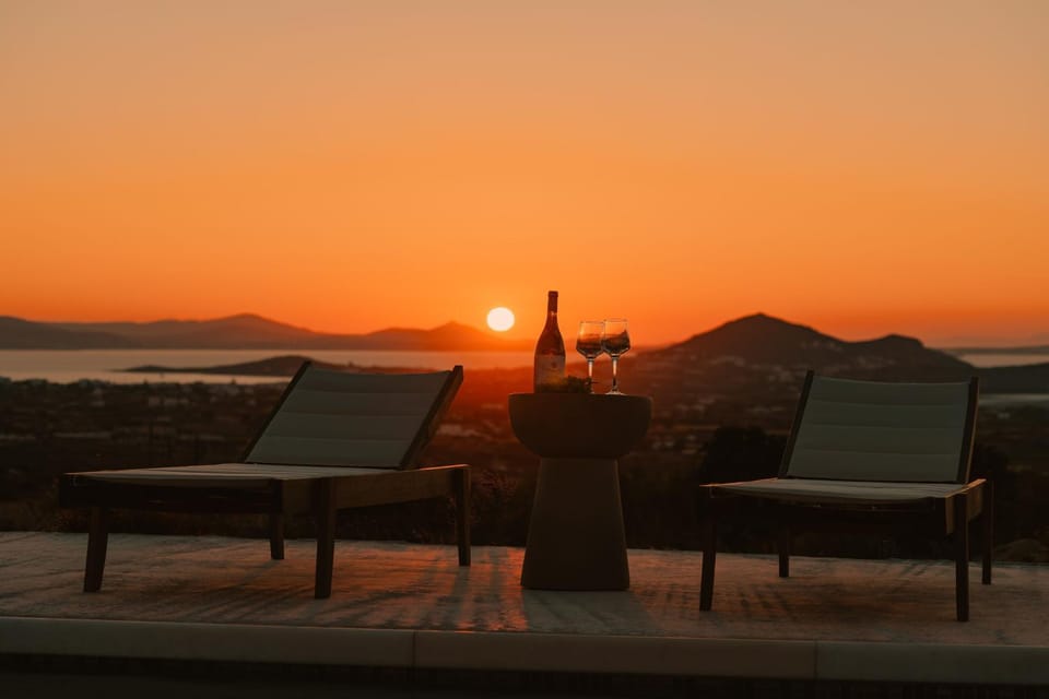 Sunset, sunbed
