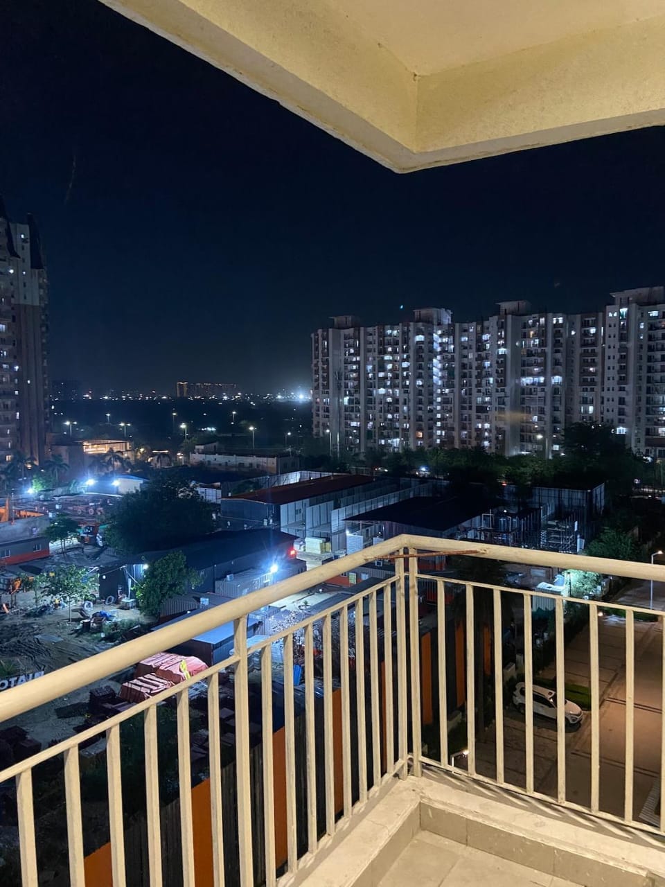 Night, View (from property/room), Balcony/Terrace, City view