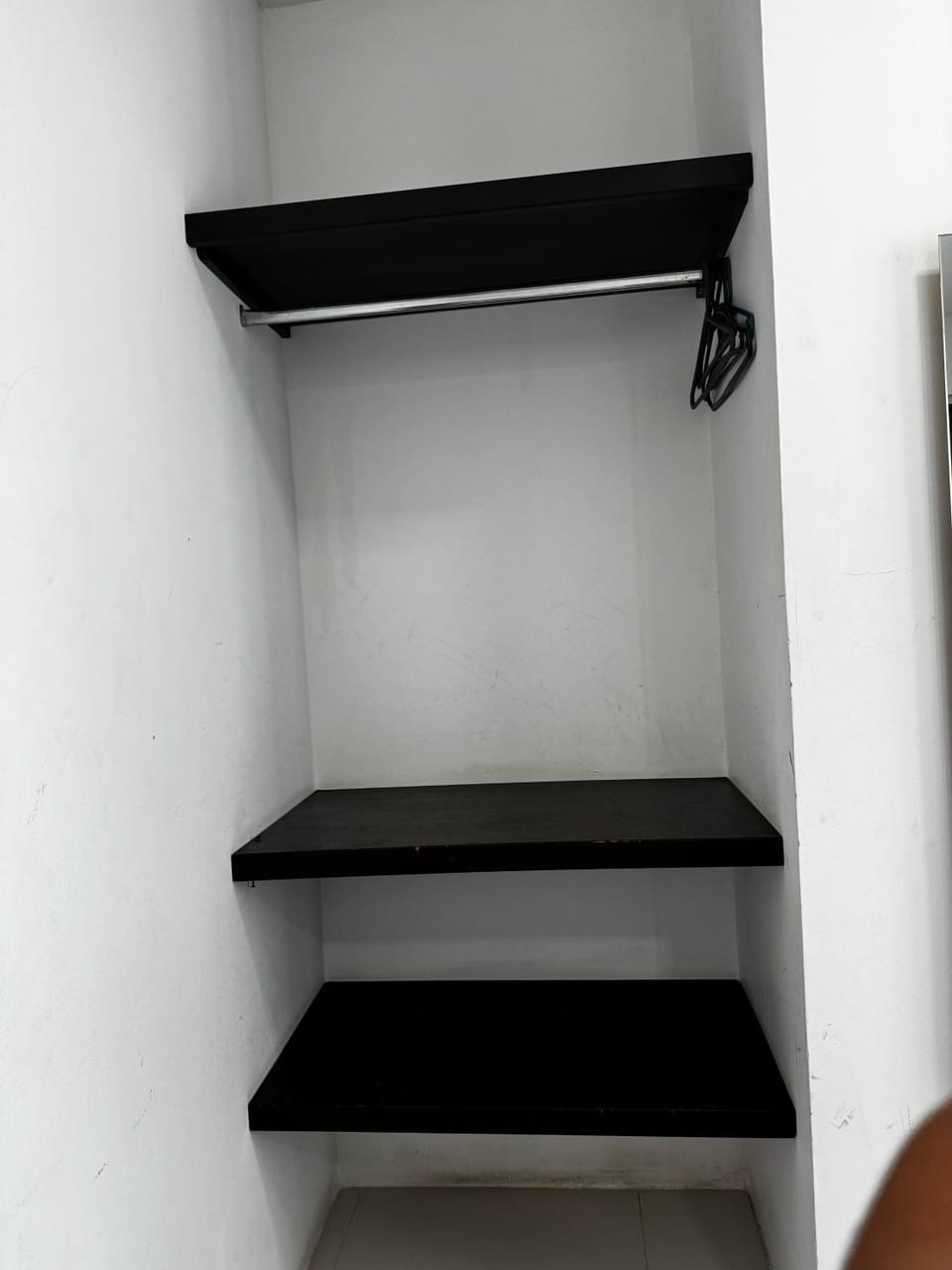bunk bed, wardrobe