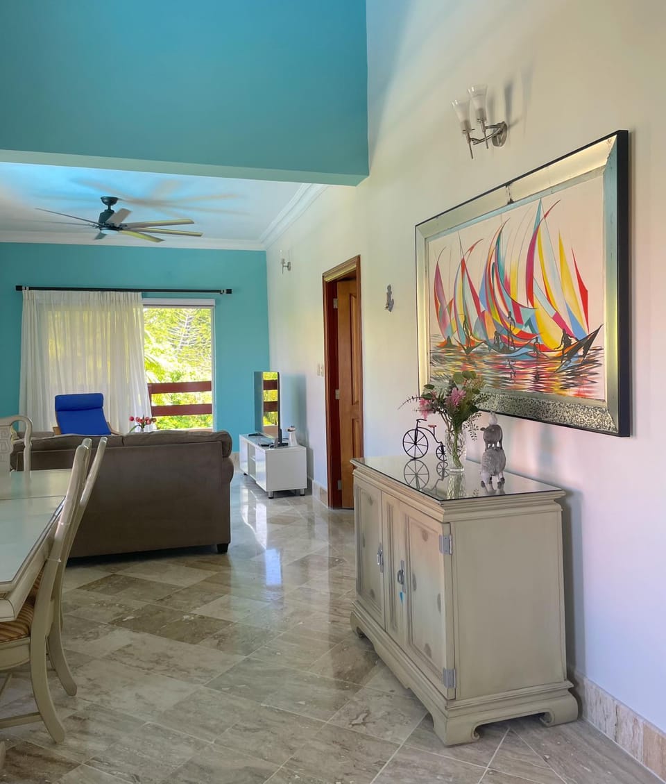Beach Condo Pool View 3 min beach Punta Cana Apartment in Punta Cana