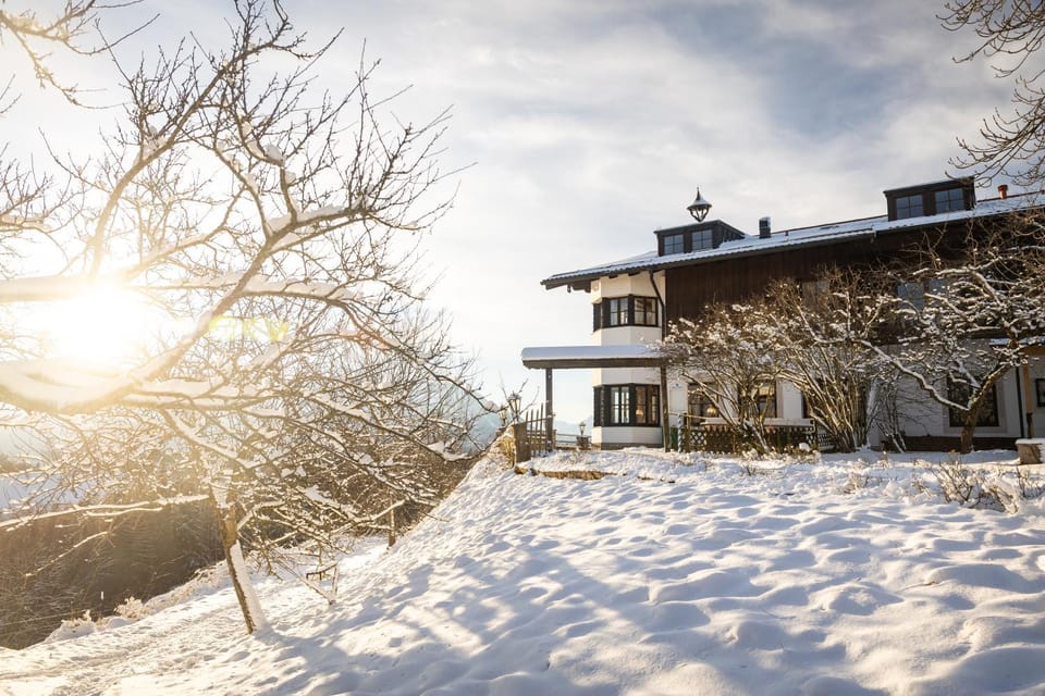 Property building, Day, Winter