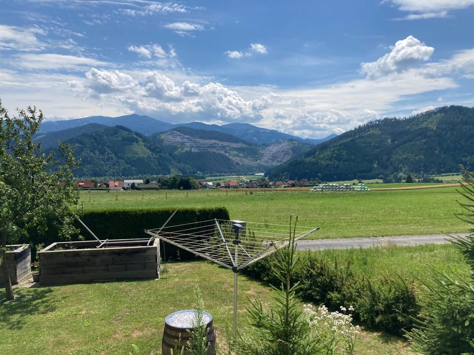 Natural landscape, Garden, Mountain view