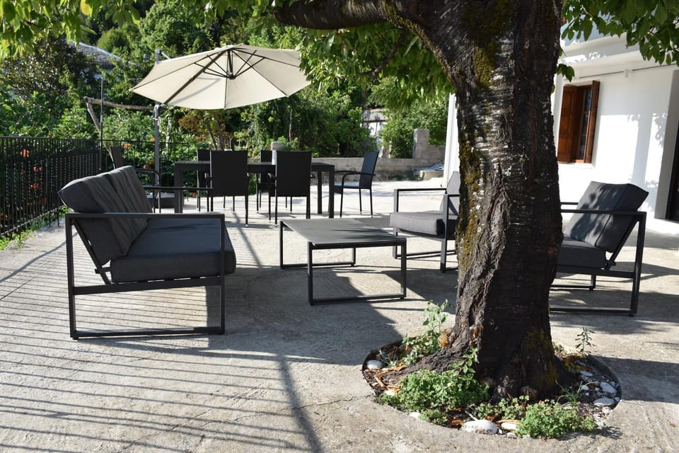 Patio, Garden, Seating area, Garden view